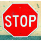 STOP Original Verkehrsschild aus den USA