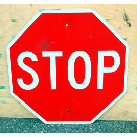 STOP Original Verkehrsschild aus den USA