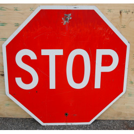 STOP Original Verkehrsschild aus den USA, gross