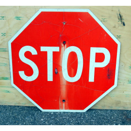 STOP Original Verkehrsschild aus den USA, gross