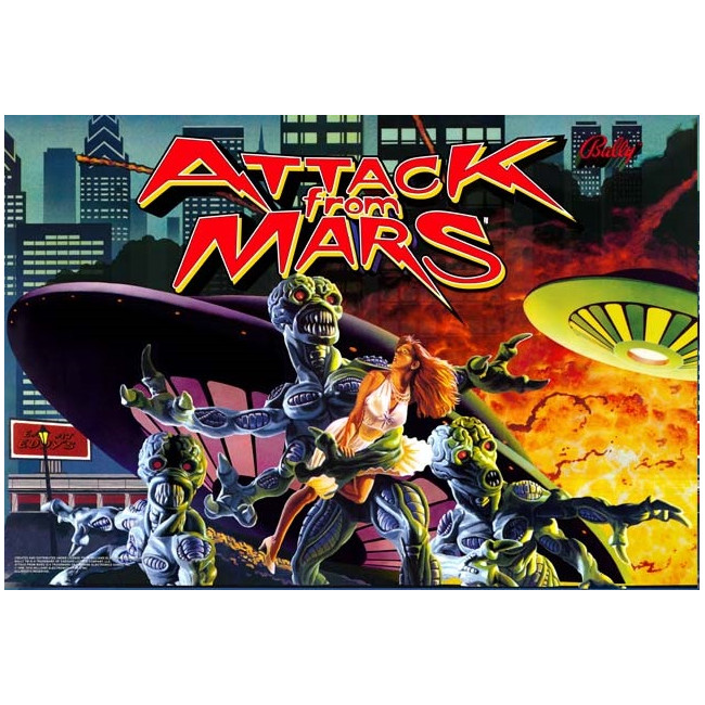 Attack from Mars 3D Translite